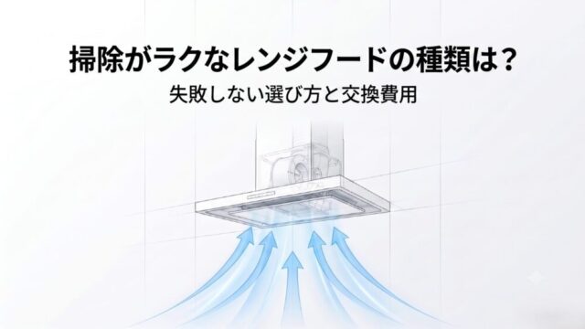 台所換気設備の完全攻略指南(失敗しない選び方から交換時期の見極めまで)と書かれたタイトル画像