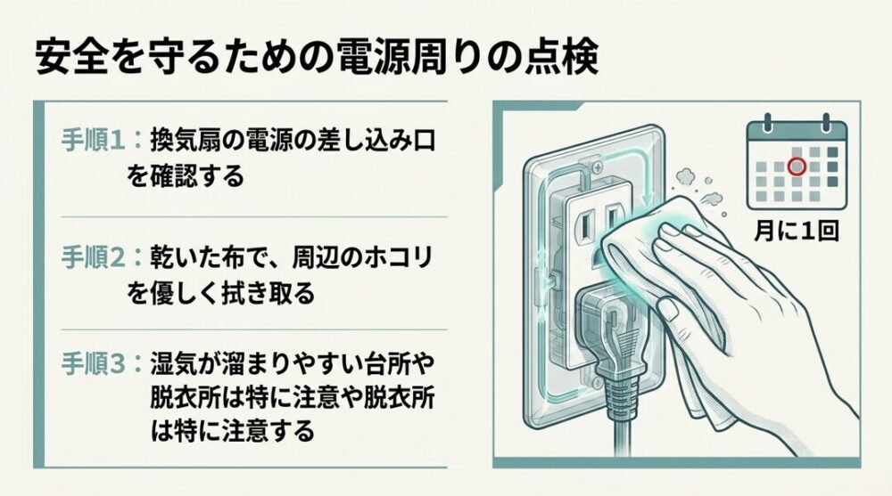 安全を守る電源周りの点検手順