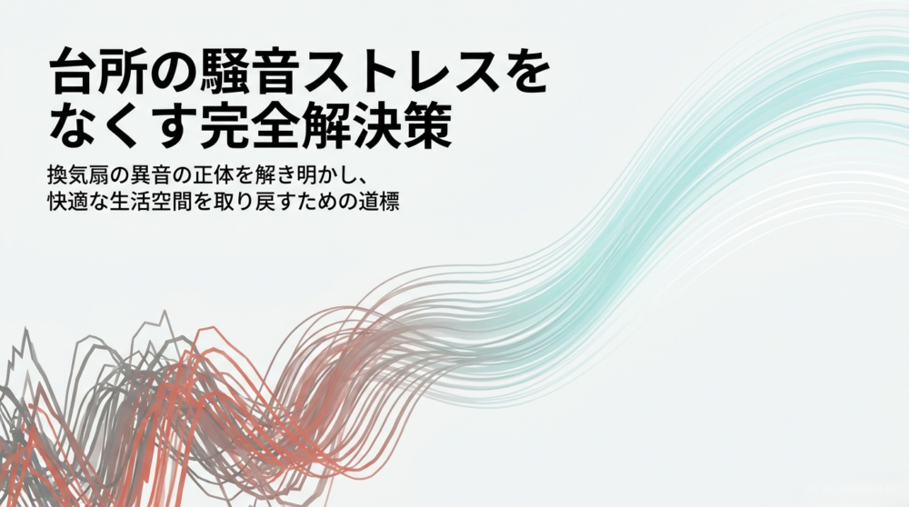 台所の騒音ストレスを無くす完全解決策